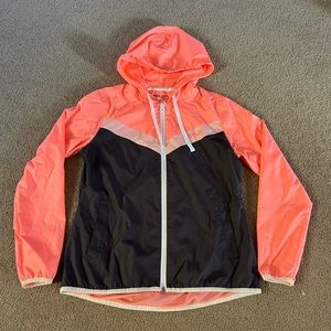 Fila light weight jacket with hood